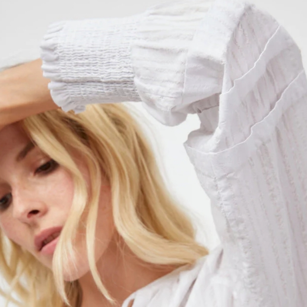 Rails Caterina Top In Powder White, Size Medium - image 4